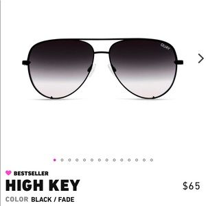 Quay Desi Perkins Aviator sunglasses